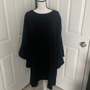 Great black dress with 3/4 bell sleeves